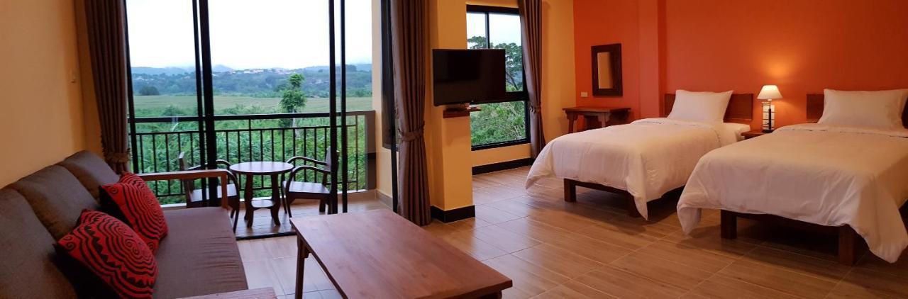 Baan Sakuna Hotel Chiang Khong Exterior foto